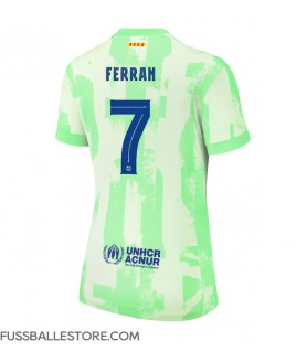 Günstige Barcelona Ferran Torres #7 3rd trikot Damen 2024-25 Kurzarm